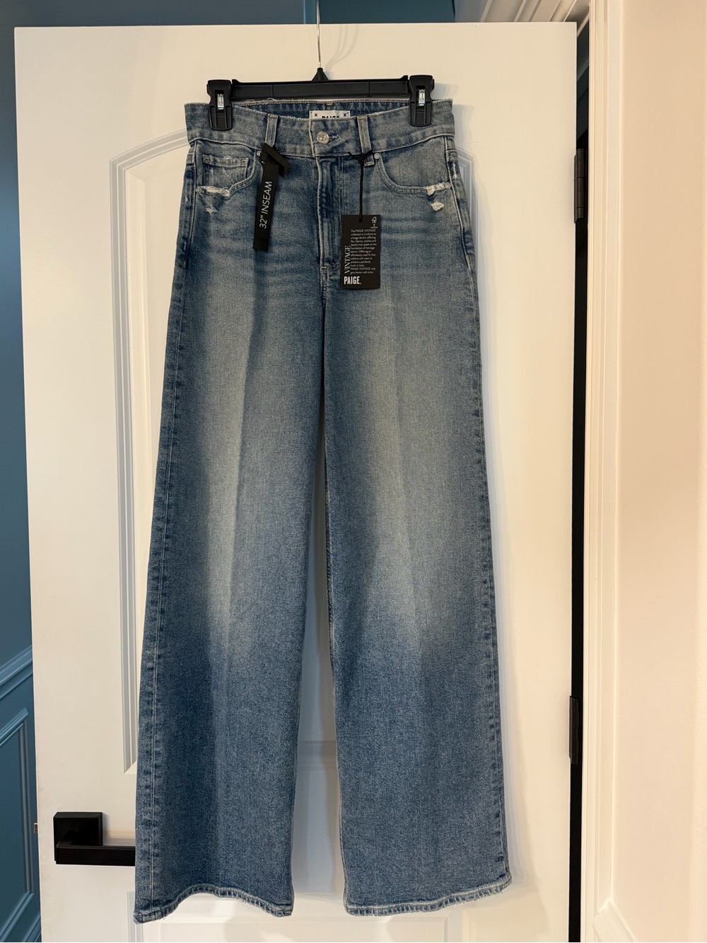 Paige Sasha Wide Leg Women's Jeans NWT - Picture 2 of 5